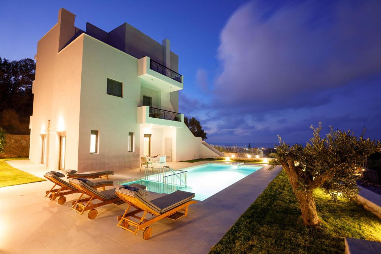 Apartment Tilio - New Apartment With Private Pool 1400M From The Beach Ретимно Экстерьер фото