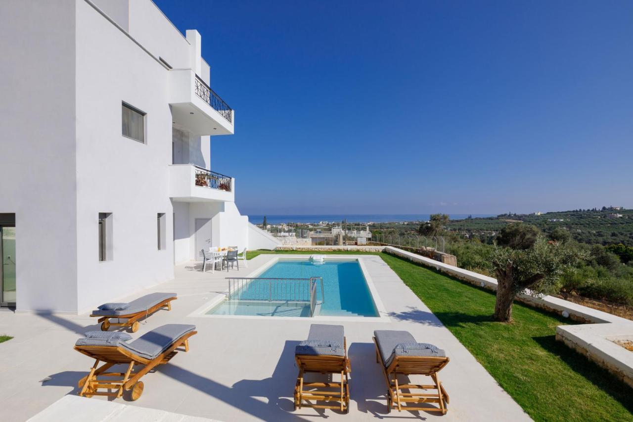 Apartment Tilio - New Apartment With Private Pool 1400M From The Beach Ретимно Экстерьер фото