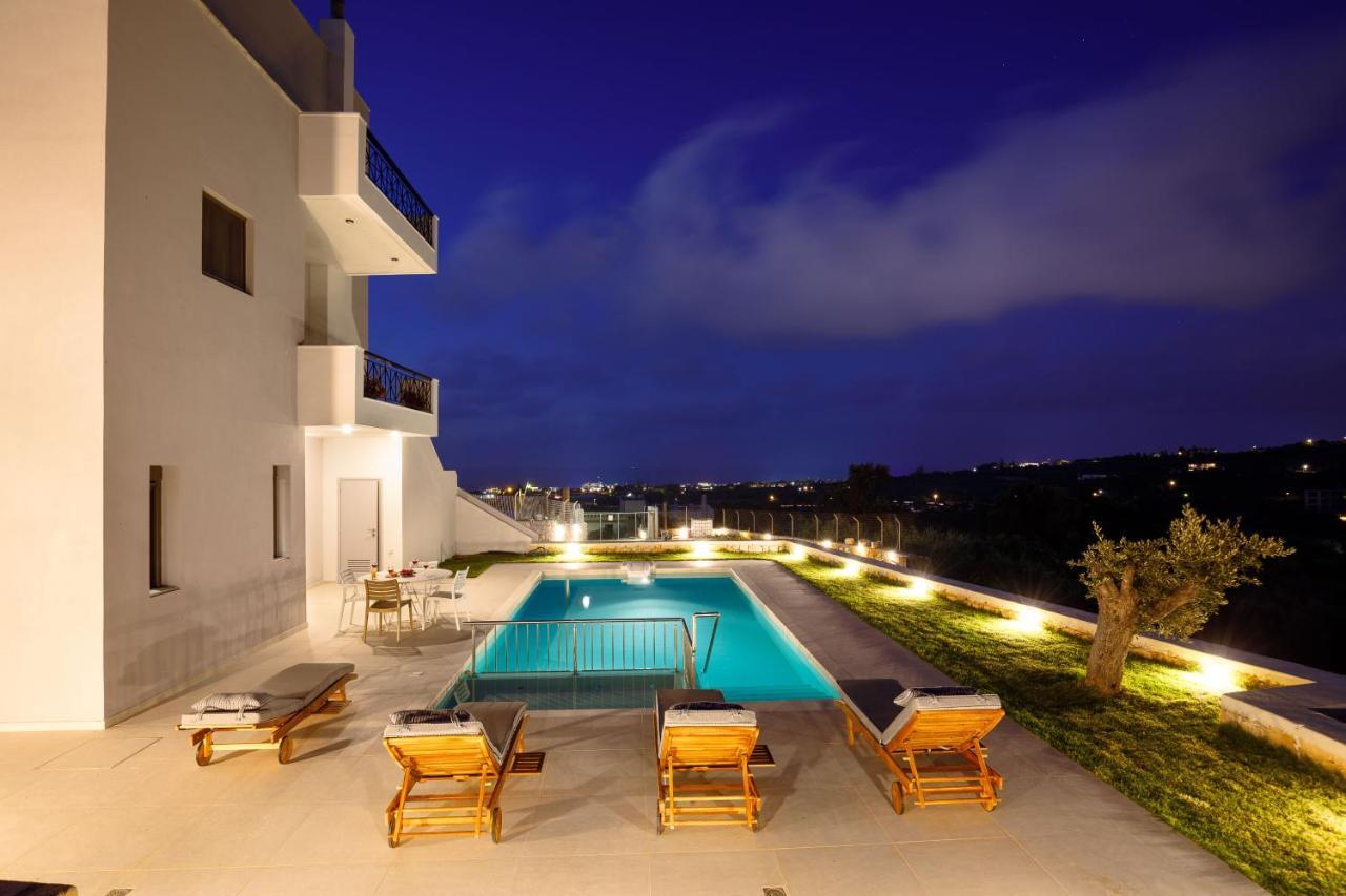 Apartment Tilio - New Apartment With Private Pool 1400M From The Beach Ретимно Экстерьер фото