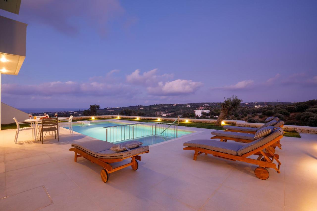Apartment Tilio - New Apartment With Private Pool 1400M From The Beach Ретимно Экстерьер фото